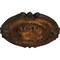 Ekena Millwork Southampton Ceiling Medallion (Fits Canopies up to 2 3/4"), Hand-Painted Rust, 16 3/8"OD x 1 3/4"P CM17SORUS - alternate 4
